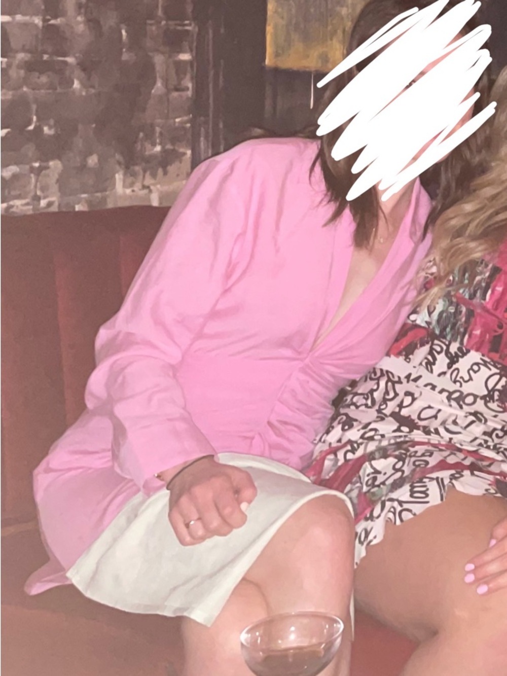 ZARA Bright Pink Shirt Dress with Collar - Picture 6 of 6